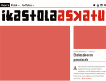 Tablet Screenshot of ikastola.info